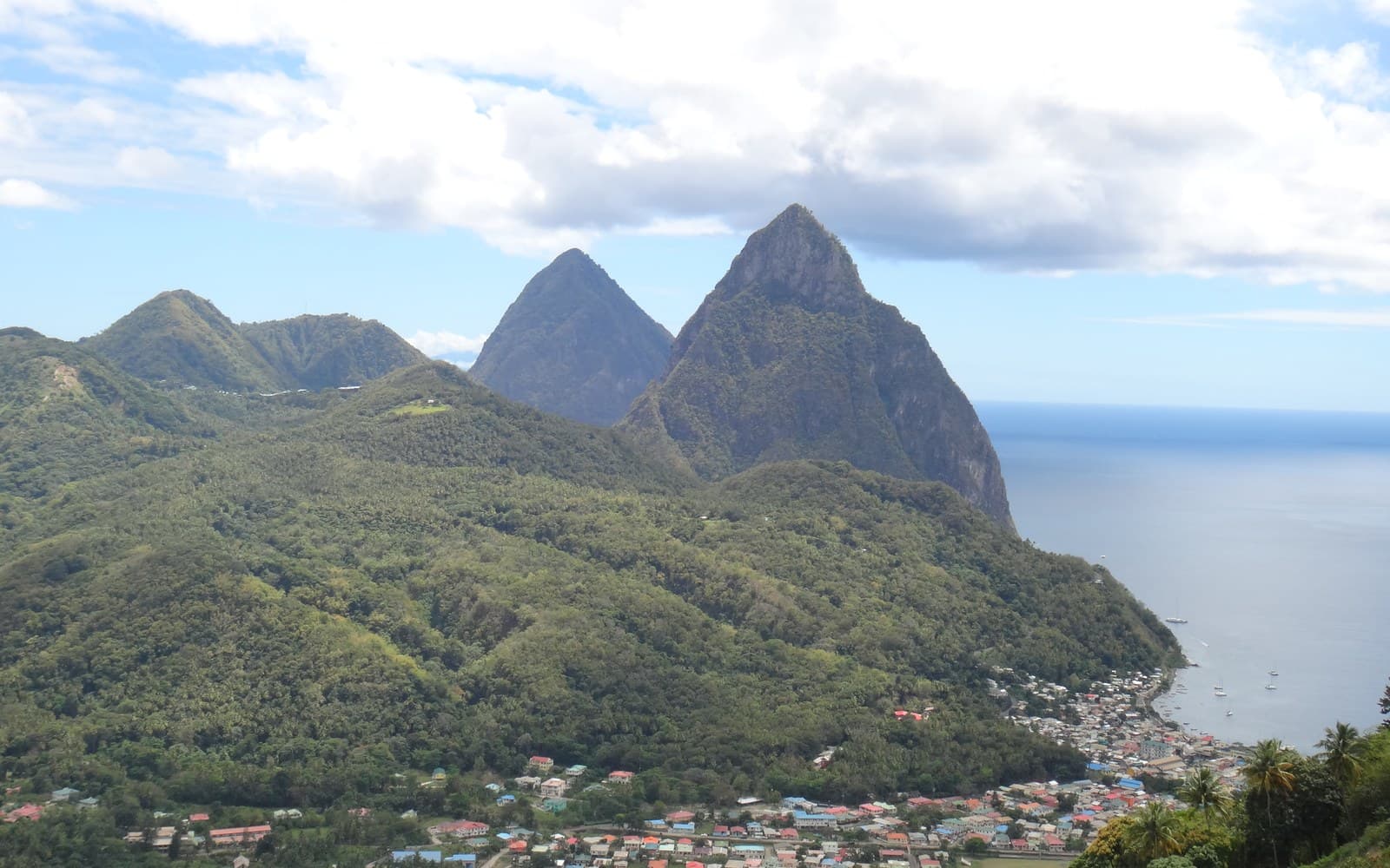 The Pitons in St. Lucia